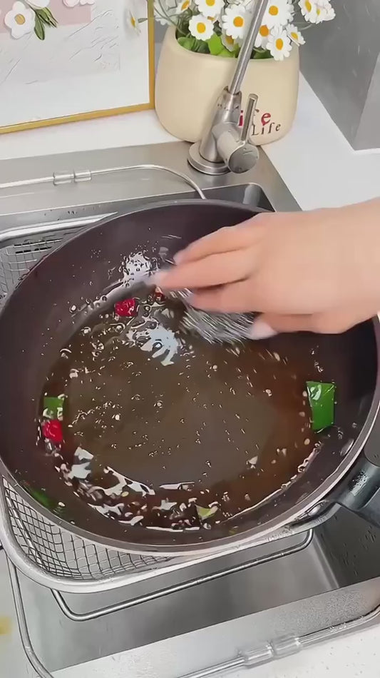 Liquid Adding Pot Washing Brush – 2-in-1 Soap Dispenser Cleaning Tool